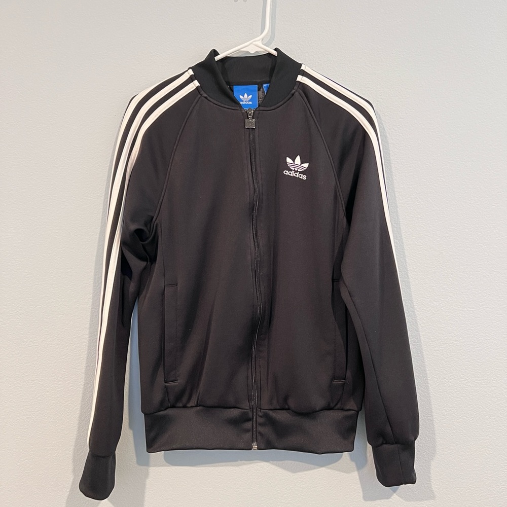 Adidas Black Tracksuit in Size S